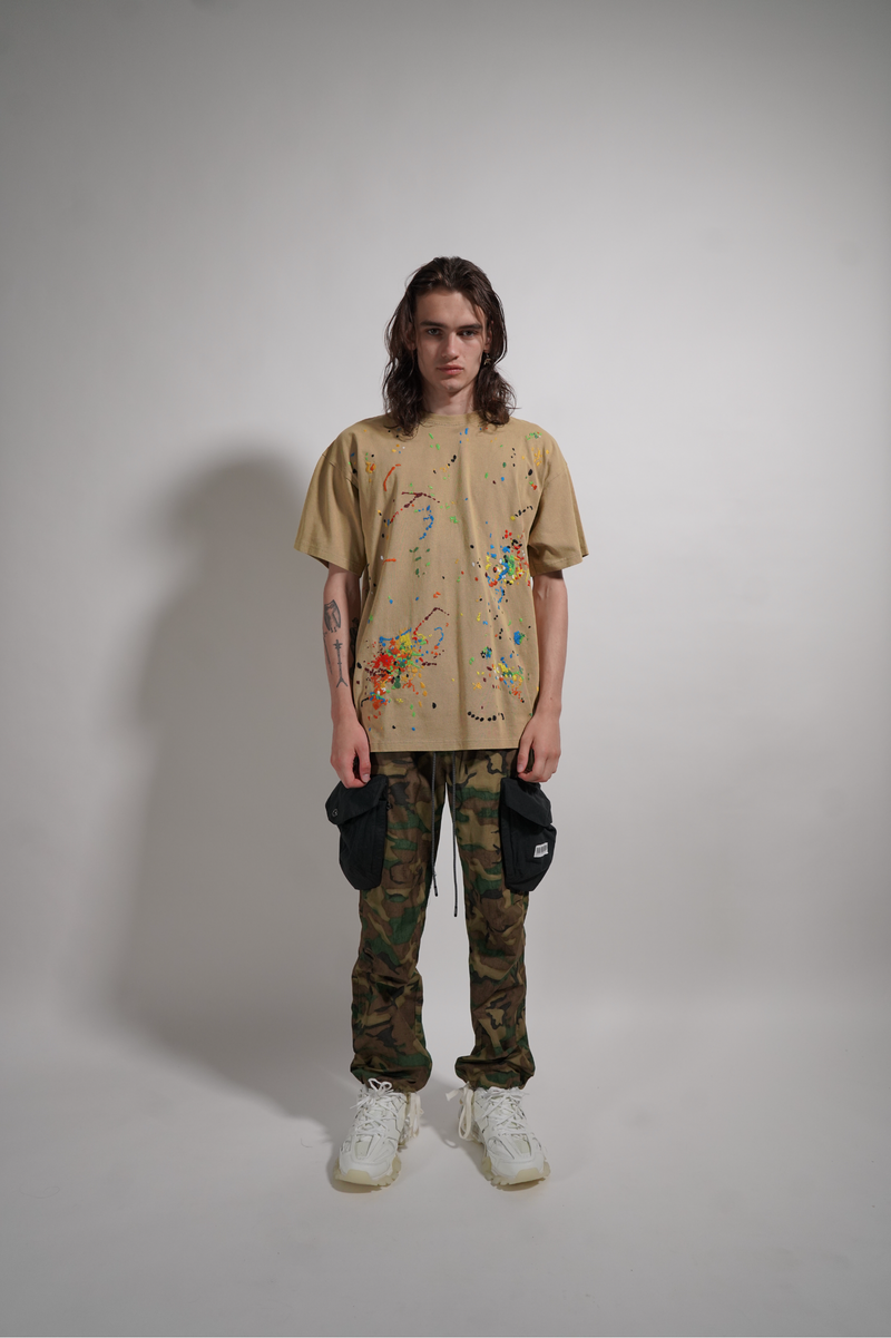 PAINT EMBROIDERED TEE