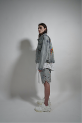 SPLICED DENIM JACKET