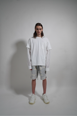 WOVEN X TEE