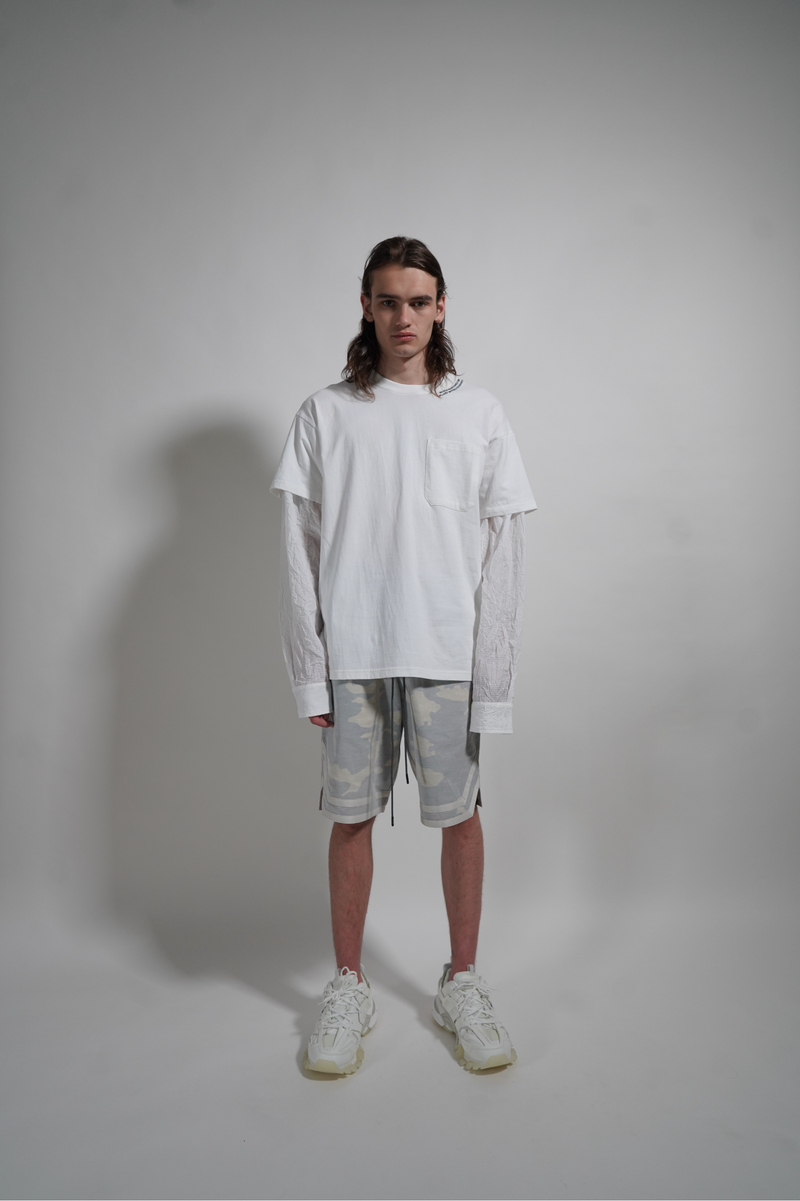 WOVEN X TEE