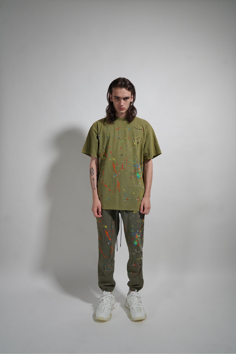 PAINT EMBROIDERED TEE