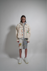 SPLICED DENIM JACKET