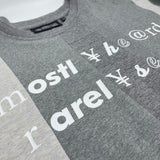 SPLICED TEXT TEE