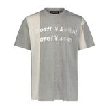 SPLICED TEXT TEE