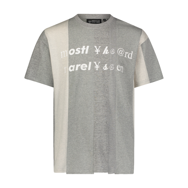 SPLICED TEXT TEE
