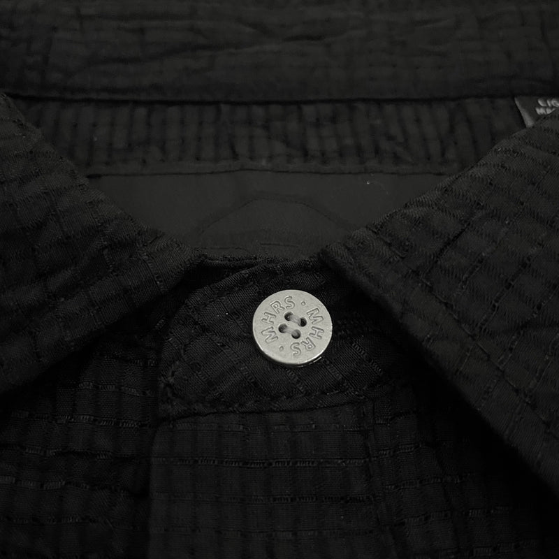 BLACK CRINKLE WOVEN
