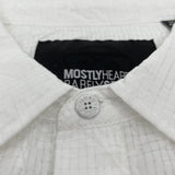 WHITE CRINKLE WOVEN