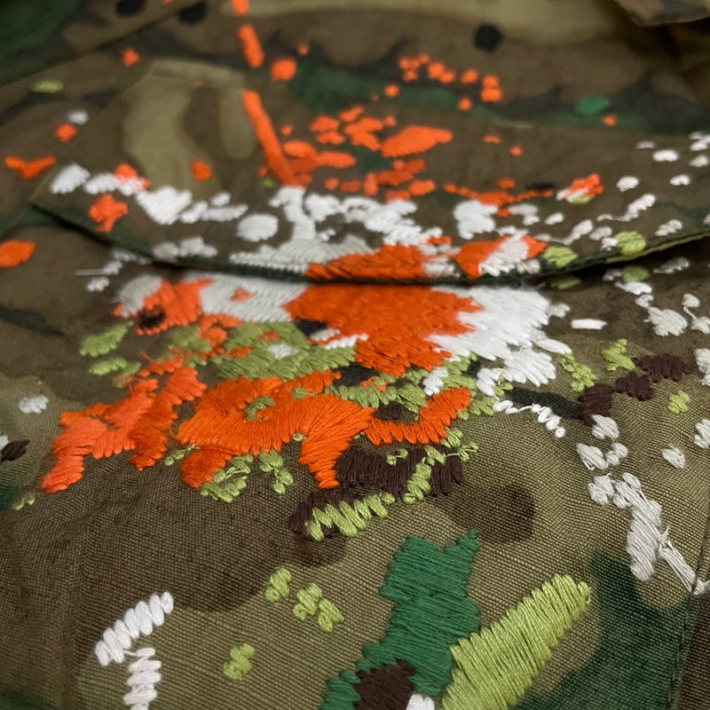 CAMO BACKPACK LONG COAT