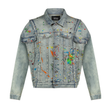 SPLICED DENIM JACKET