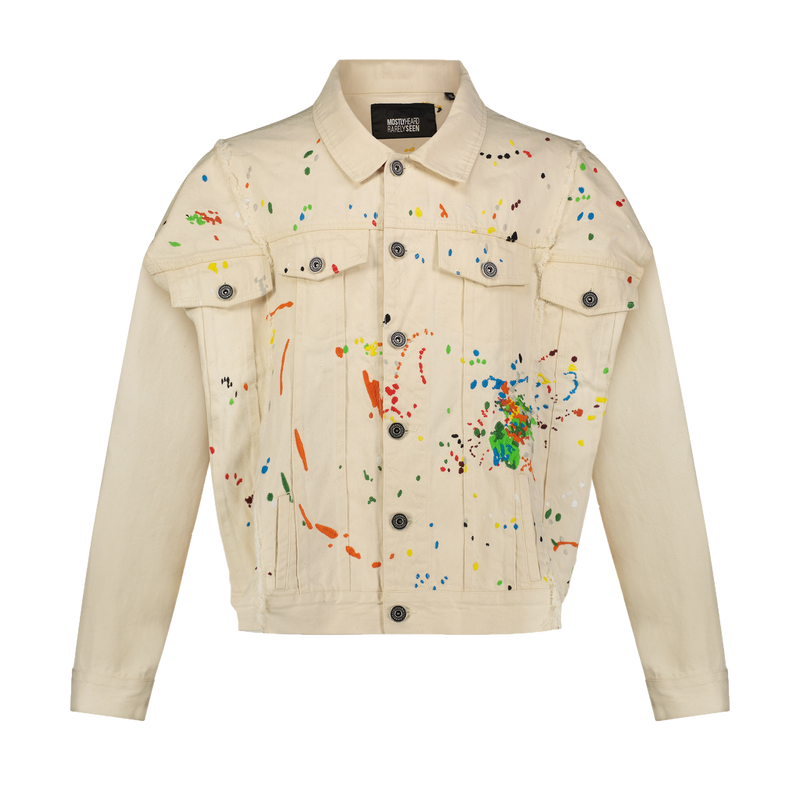 SPLICED DENIM JACKET