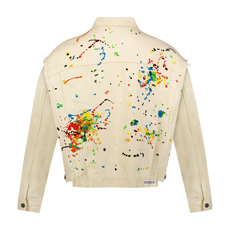 SPLICED DENIM JACKET
