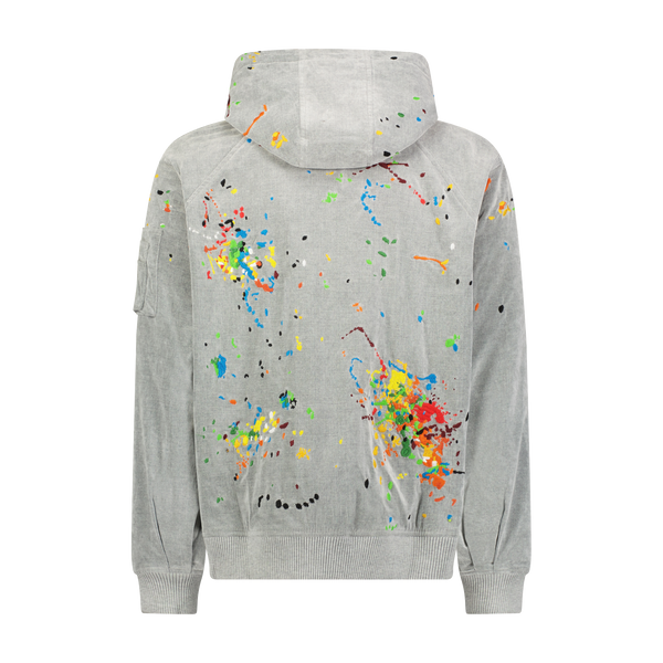 HOODED BOMBER JACKET