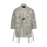 WHITE CAMO KIMONO