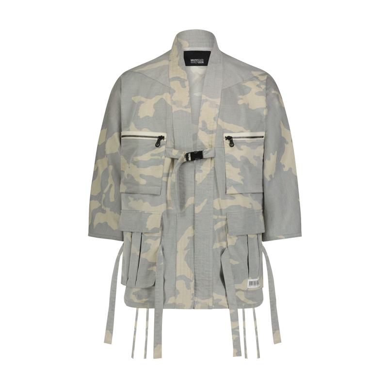 WHITE CAMO KIMONO