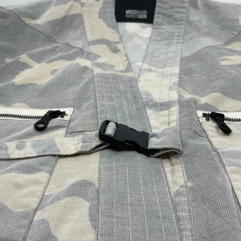 WHITE CAMO KIMONO