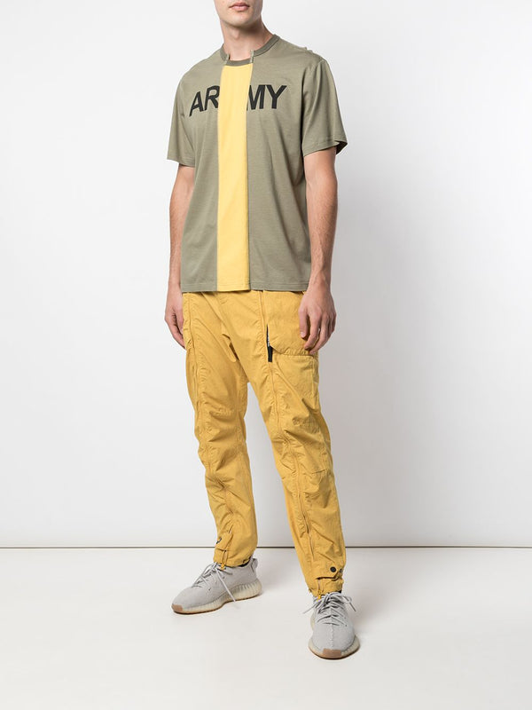 ZIP UP MILITARY CARGO PANT YELLOW - Mostly Heard Rarely Seen