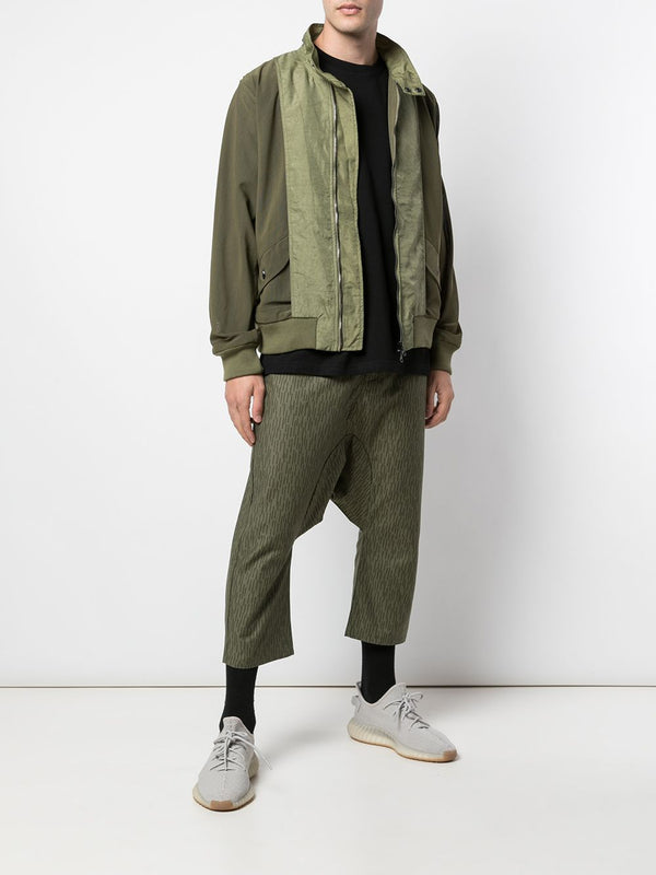 DOUBLE HAREM PANT ARMY GREEN BLACK - Mostly Heard Rarely Seen