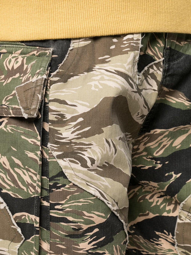 CUT ME UP CARGO SHORT JUNGLE/DESERT CAMO - Mostly Heard Rarely Seen