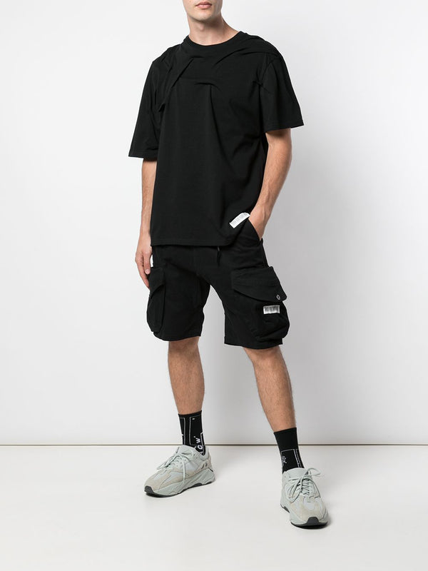 PULL OVER CARGO SHORT BLACK - Mostly Heard Rarely Seen