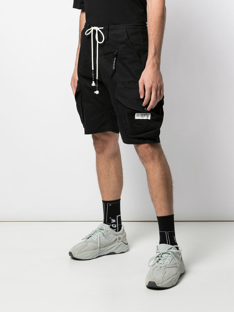 PULL OVER CARGO SHORT BLACK - Mostly Heard Rarely Seen