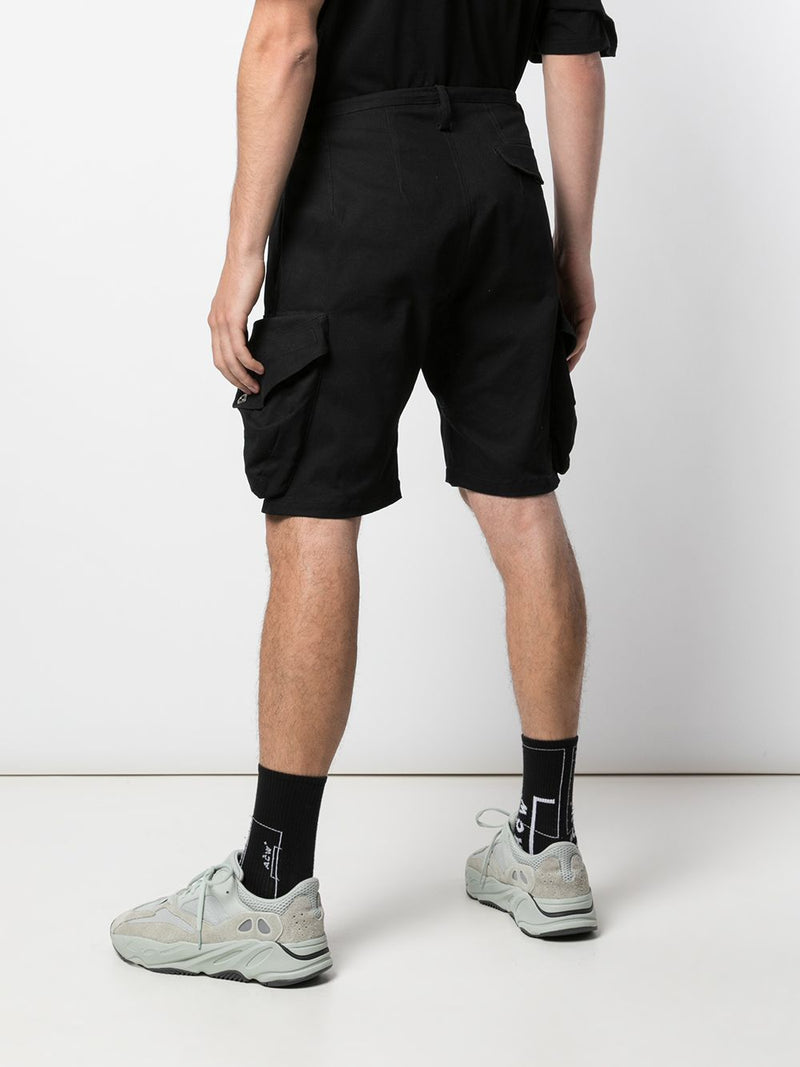 PULL OVER CARGO SHORT BLACK - Mostly Heard Rarely Seen
