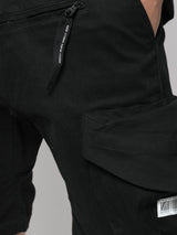 PULL OVER CARGO SHORT BLACK - Mostly Heard Rarely Seen