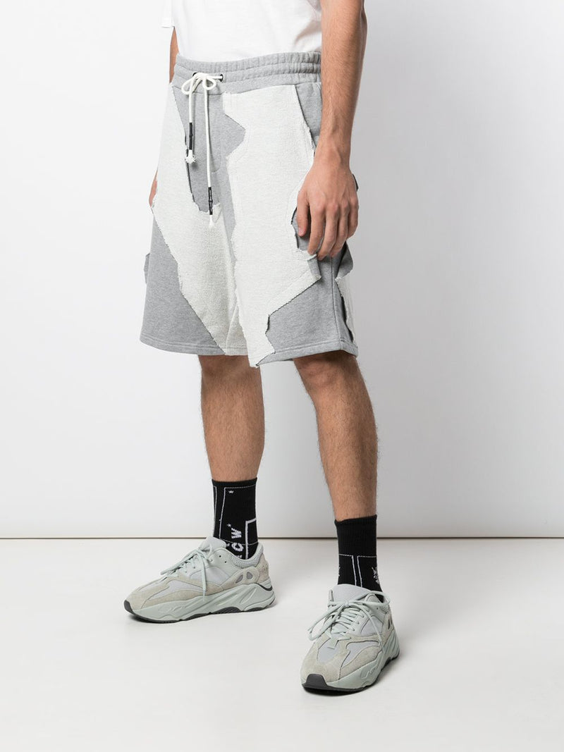 CUT ME UP KNIT SHORT HEATHER GREY - Mostly Heard Rarely Seen