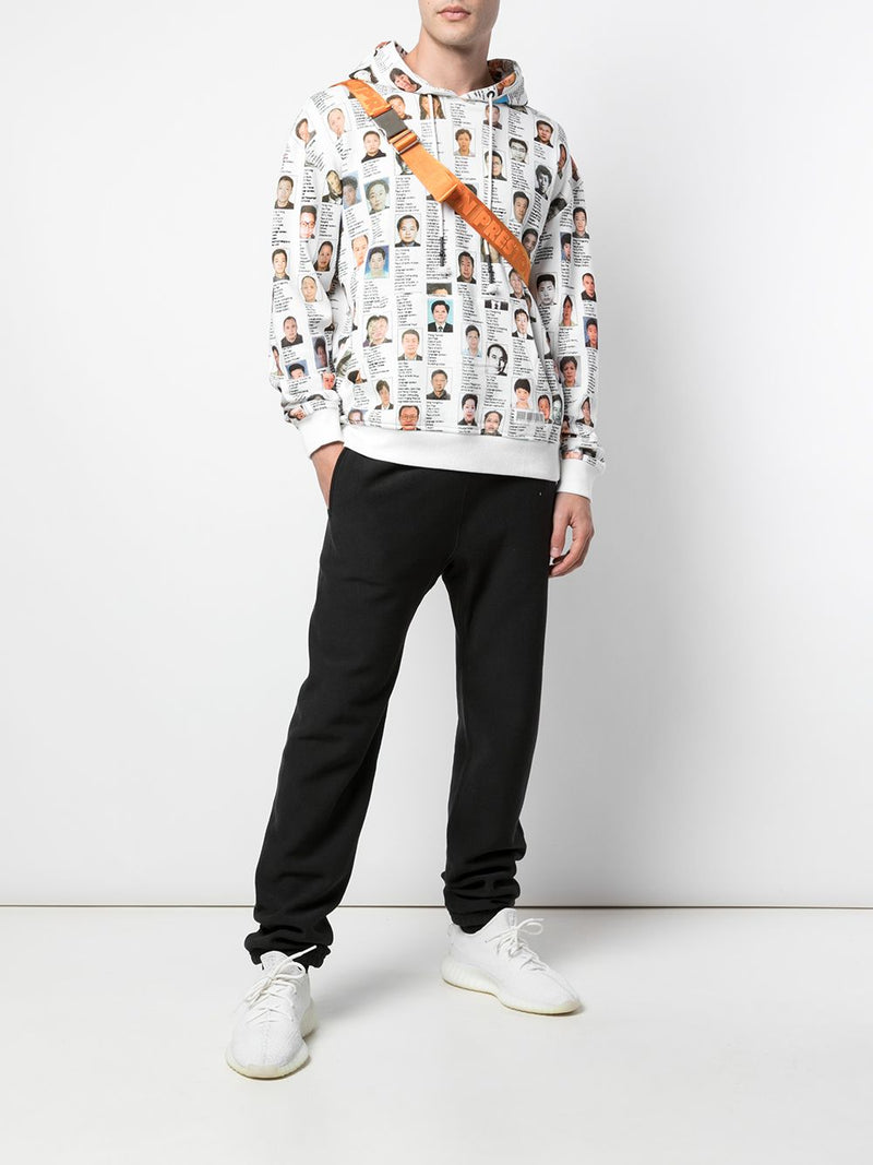 MOSTLY WANTED HOODIE OFF WHITE - Mostly Heard Rarely Seen