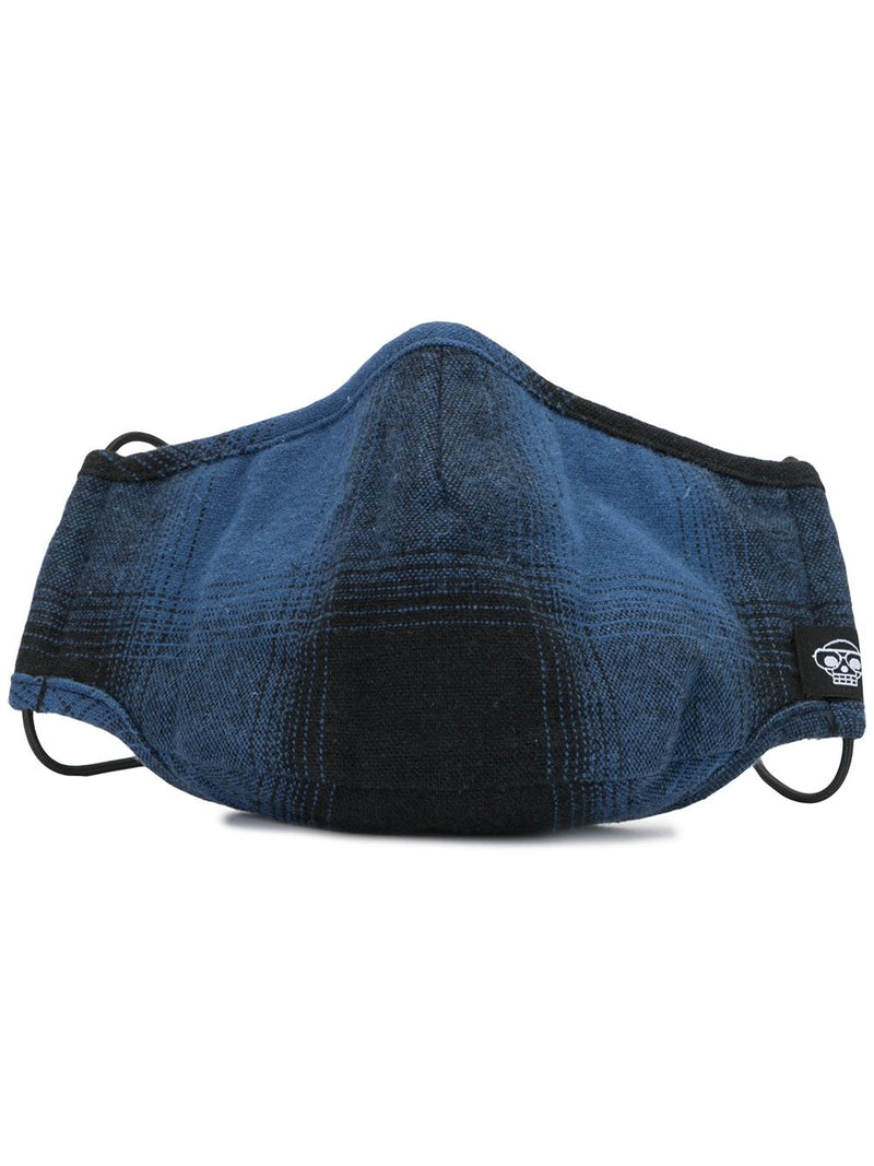 BLUE LUMBERJACK MHRS MASK - Mostly Heard Rarely Seen