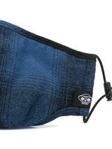 BLUE LUMBERJACK MHRS MASK - Mostly Heard Rarely Seen