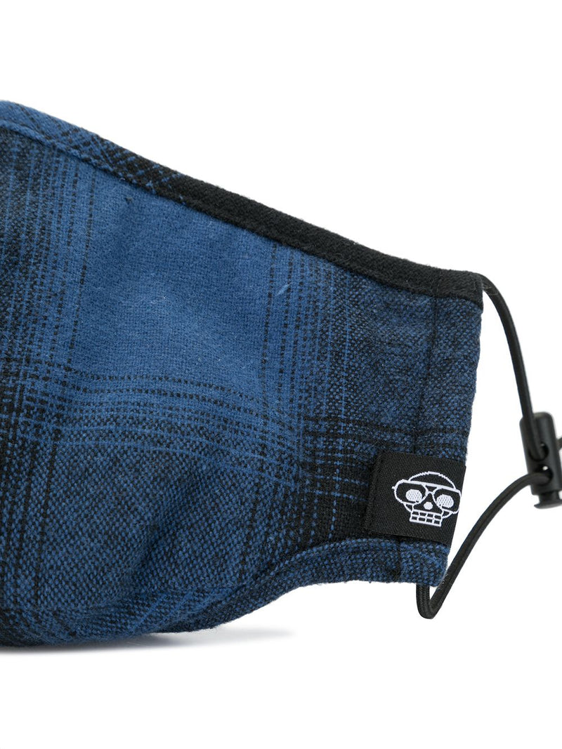 BLUE LUMBERJACK MHRS MASK - Mostly Heard Rarely Seen