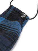BLUE PLAID MHRS MASK - Mostly Heard Rarely Seen