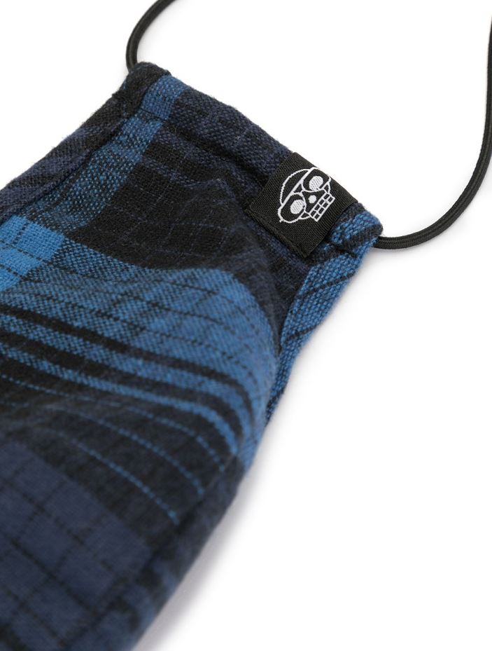 BLUE PLAID MHRS MASK - Mostly Heard Rarely Seen