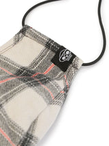 CREAM PLAID MHRS MASK - Mostly Heard Rarely Seen
