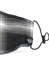 BLACK PLAID MHRS MASK - Mostly Heard Rarely Seen