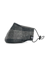 GREY CHECKER MHRS MASK - Mostly Heard Rarely Seen