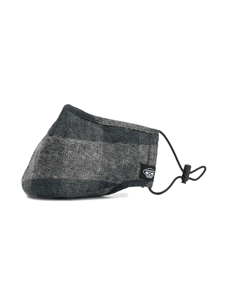 GREY CHECKER MHRS MASK - Mostly Heard Rarely Seen