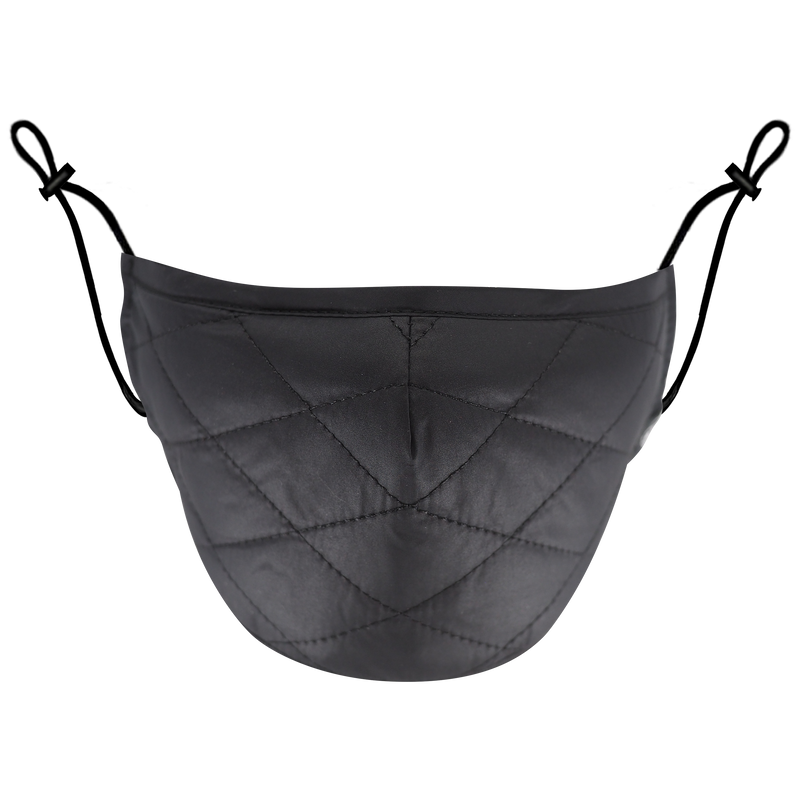 BLACK MA-1 BOMBER QUILTED MASK - Mostly Heard Rarely Seen