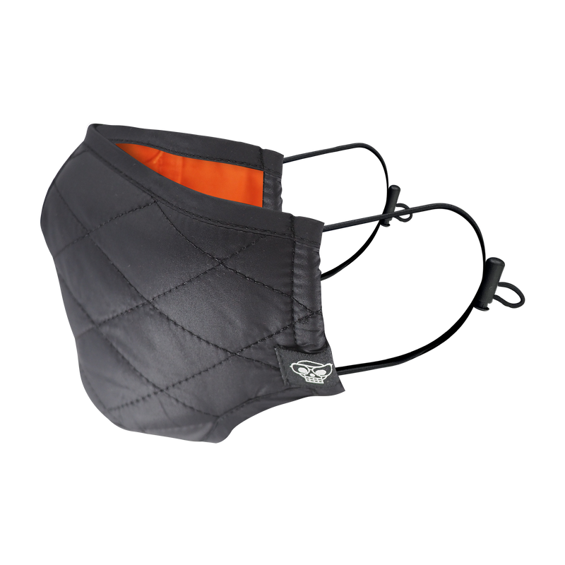 BLACK MA-1 BOMBER QUILTED MASK - Mostly Heard Rarely Seen