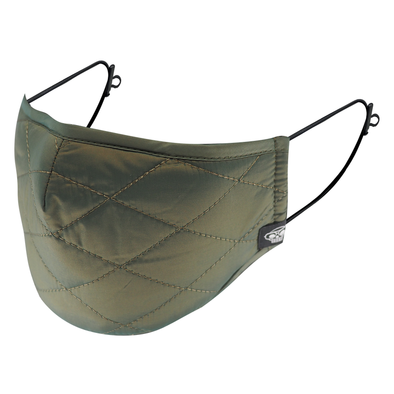 ARMY GREEN MA-1 BOMBER QUILTED MASK - Mostly Heard Rarely Seen