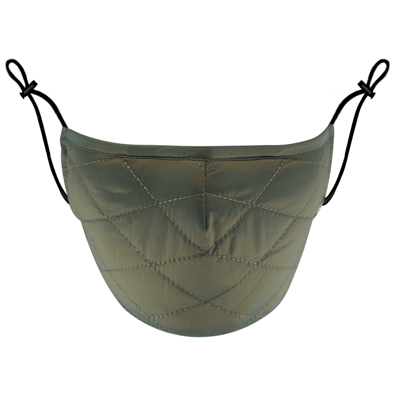 ARMY GREEN MA-1 BOMBER QUILTED MASK - Mostly Heard Rarely Seen