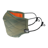ARMY GREEN MA-1 BOMBER QUILTED MASK - Mostly Heard Rarely Seen