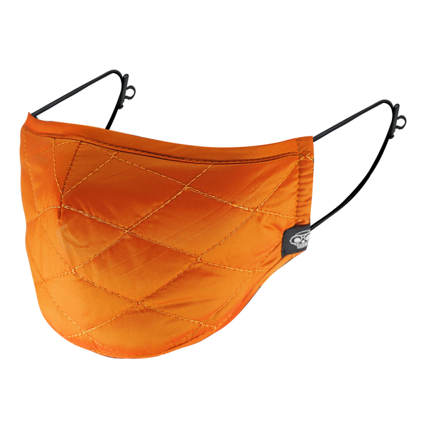 ORANGE MA-1 BOMBER QUILTED MASK - Mostly Heard Rarely Seen