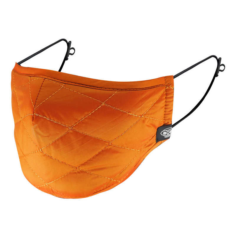 ORANGE MA-1 BOMBER QUILTED MASK - Mostly Heard Rarely Seen