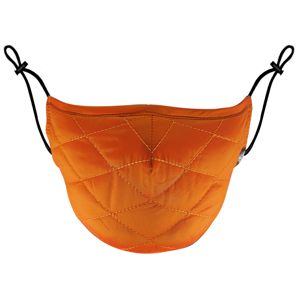 ORANGE MA-1 BOMBER QUILTED MASK - Mostly Heard Rarely Seen