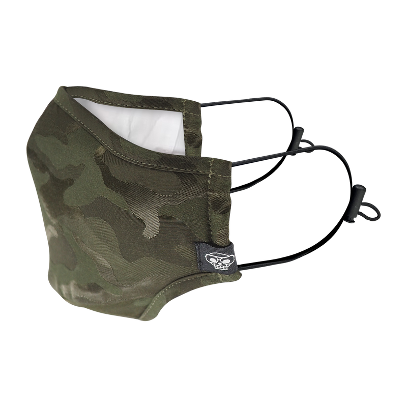ARMY GREEN DTM CAMO MHRS MASK - Mostly Heard Rarely Seen