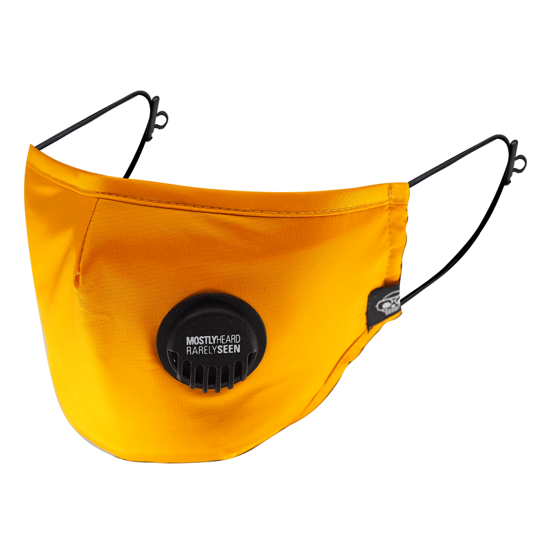 PERFORMANCE SERIES YELLOW MHRS MASK - Mostly Heard Rarely Seen