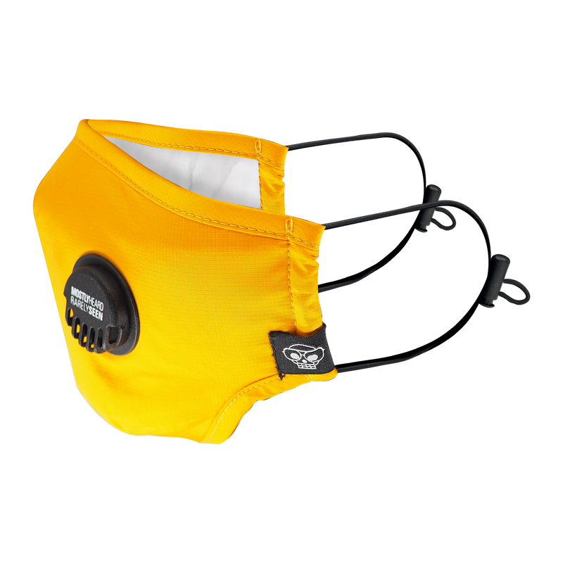 PERFORMANCE SERIES YELLOW MHRS MASK - Mostly Heard Rarely Seen