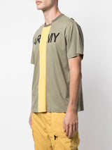 CUT OUT ARMY TEE ARMY GREEN/YELLOW - Mostly Heard Rarely Seen