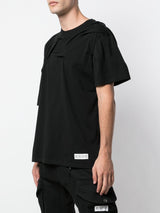 CRINKLED TEE BLACK - Mostly Heard Rarely Seen